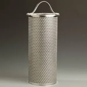 Wire Mesh Filter Cylinder and Stainless Perforated Filter Tube for Gas Liquid Separation, Filtration Equipment & Parts thumbnail-1