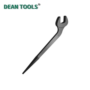Bent Constuction Open End Wrench for Industrial Maintenance 45#Steel Open End Wrench With Offset Tapered Handle thumbnail-4