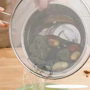 304 Stainless Steel Splatter Screen is a Multi-functional Kitchen Tool That Combines a Grease Splatter Guard, Oil Drain Rack Kitchen thumbnail-1