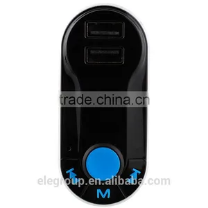 2016 Hot Sales Car Kit MP3 Player FM Transmitter SD LCD Dual USB Charger thumbnail-4