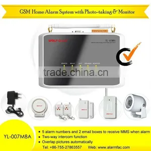 Hot Sale GPRS Night Vision Camera Bicycle Gsm Alarm System With MMS & Photo-taking YL-007M8A thumbnail-1