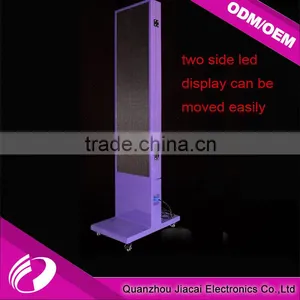 Two Side Floor Stand Wifi LED Advertising Display thumbnail-4