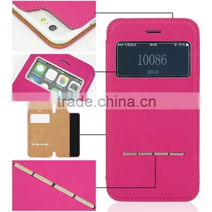 Guangzhou Wholesale Price Fashionable Foldable Stand Card Holder Mobile Phone Leather Case For IPhone 6plus thumbnail-6