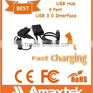 4-Port USB 3.0 Charging Hub Device With Wireeless or Wire Adaptor thumbnail-2