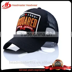 Custom 100%cotton Embroidery Adults Age Group Trucker Mesh Caps Baseball Caps thumbnail-1