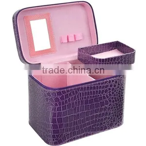 2015 Newest Square Shape Make up Cosmetic Bags Factory Supplier in Shenzhen Quality Choice thumbnail-4