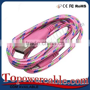 Wholesale Braided Usb To Micro Usb Power Charging Data Transferring Cable thumbnail-4