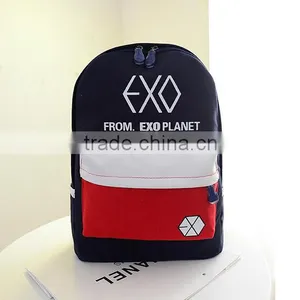 2015 New Design Ladies Colors Canvas Backpack for Stock thumbnail-4