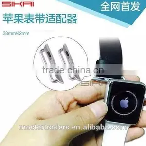 Cheap Metal Watch Band Converter Buckle Strap Adapter For 38MM Apple Watch MT-3568 thumbnail-2