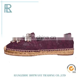 Hot Selling Fashion And Popular Womens Espadrille Shoes thumbnail-1