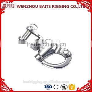 Carabiner Manufacture Nickel Plated Galvanized Industrial Dog Leash Snap Hook,Zinc Alloy Dog Leash Hook thumbnail-1