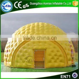 Yellow Tents Inflatables Camping Tent Igloo Inflatable for Advertising thumbnail-1