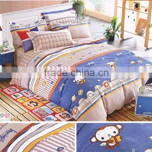 100% Cotton Cartoon Bedding Set, 3 D Cartoon Style 4 PCS thumbnail-4