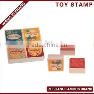 Wood Stamp, Toy Stamp, Confirm to ASTM D-4236,EN71-1/2/3 thumbnail-1