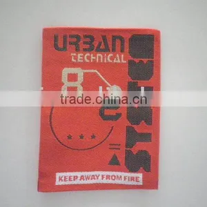 Good Price, High Density and Good Looking Damask Garment Woven Label thumbnail-1