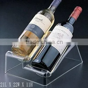 GH-RZ261 High Polished Durable and Elegant Acrylic Wine Bottle Display Rack thumbnail-1