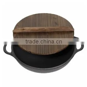 Low Cost Carbonized Wood Pot Lids With High Stable Quality, Wood Pot Covers After Carbonizing thumbnail-4
