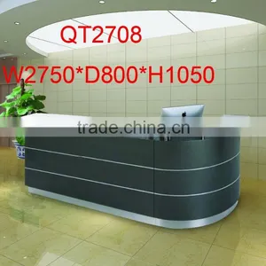 High Quality Curved Shape Hospital Reception Desk Factory Sell Directly QT2708 thumbnail-1