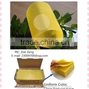 High Purity Beeswax Comb Foundation Sheet/bulk Beeswax Sheets Apis Mellifera Beeswax Comb Foundation thumbnail-1