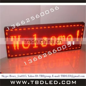 Many Language Version Discount Price!!!p10 Single Color Led Signs Panel Display,p16 Outdoor Red Single Color Led Screen Signs thumbnail-1
