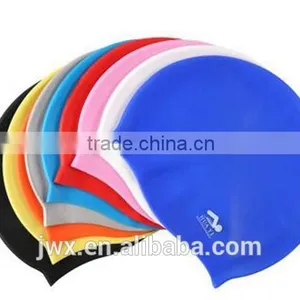 Red Silica Gel Swimming Cap Water-proof Swimming Pool Swimming Cap thumbnail-6