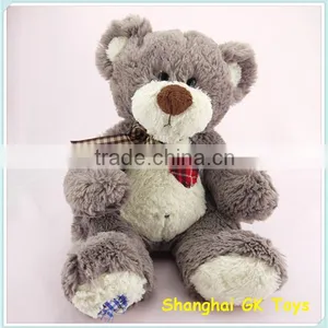 Colorful Teddy Bear With Bow thumbnail-1