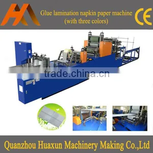 Automatic Machine Embossed Printing Serviette Tissue Manufacturer Folding Lamination thumbnail-1