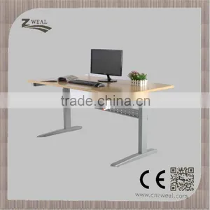 Multifunctional Hand Crank Height Adjustable Glass Coffee Table thumbnail-1