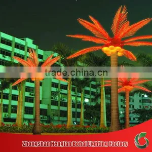 LED Nature Trunk Coconut Palm Tree Light thumbnail-1