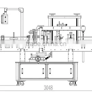 Automatic Adhesive Sticking Label Machine Small Bottles thumbnail-2