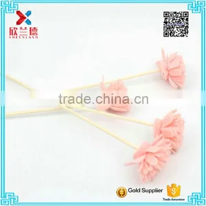 Pink Color Sola Flower Fragrance Diffuser With Rattan Stick thumbnail-4