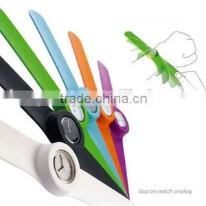 Multi Colors Gents Silicone Slap Watch for Men Water Resistant With Slap Straps thumbnail-1