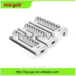 New!!! 10 Bay/Slot AA AAA Ni-MH Ni-Cd Quick Charger Smart Battery Charger for Rechargeable Batteries thumbnail-4