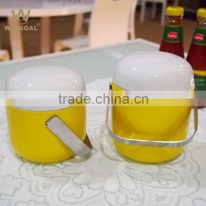 Ceramic Color Glaze Conister With Lid thumbnail-4