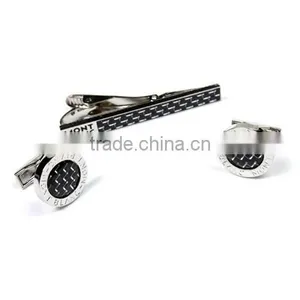 Cufflink and Tie Pin Set Custom Engaged Cufflinks for Fraternity Quality Choice thumbnail-1