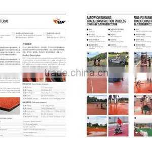 IAAF Certifciated Full-PU System Polyurethane Athletic Running Track thumbnail-3