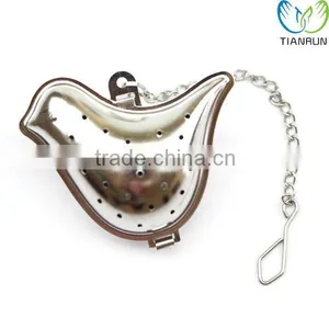 New Design Reusable Tools Gift Pigeon Shape Stainless Steel Tea Infuser thumbnail-1
