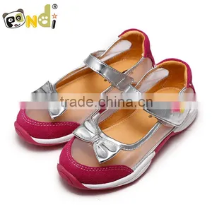 2016 Have Stock New Spring Autumn Childrne Princess Shoes With Bowknot Suede Leather High Quality Flats Shoes thumbnail-3