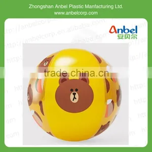 Anbel Cute Face Recreation Sports Inflatable Beach Ball thumbnail-6
