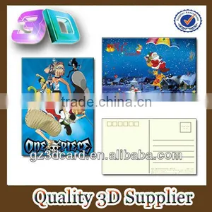 Premiums Lenticular 3d Printing Postcards of Cartoon thumbnail-1