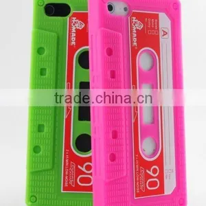 Cassette Design Silicone Case for Iphone 5 thumbnail-1