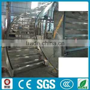 Indoor Stairs Railings/curved Steel Wood Stairs thumbnail-6