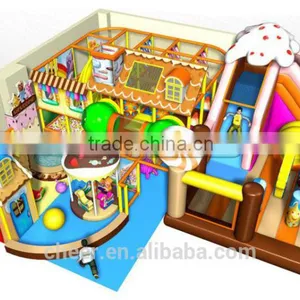 Cheer Amusement Candy Themed Children Amusement Park Toddler Soft Playground Equipment thumbnail-1