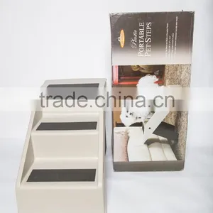 Foldable Plastic Good Selling Foldable Pet Stairs/ Wide Step Ladder thumbnail-3