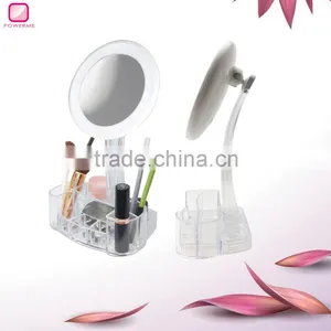 Makeup Mirror With LED Organizer Case Vanity Mirror Powerme Mirror thumbnail-4