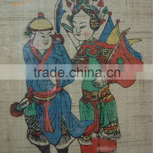 New Year Painting Of Grass Cloth as a Gift thumbnail-2