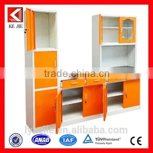 Professional Kitchen Cabinet Manufacturer/China Factory Knock Down Stainless Steel Kitchen Cabinet thumbnail-5