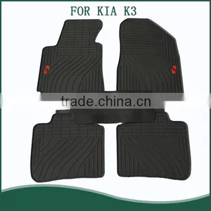 Interior Black Front & 2nd Seat Inner Floor Mat Liners Fit for Kia k3 thumbnail-1