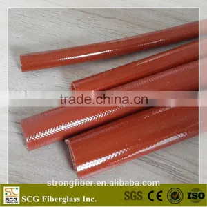 10mm, 7kv Silicone Coated Fiberglass Sleeving thumbnail-1