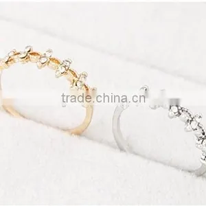Korean Fashion Sweet OL Personality Ring With Pure and Fresh Flowers thumbnail-5